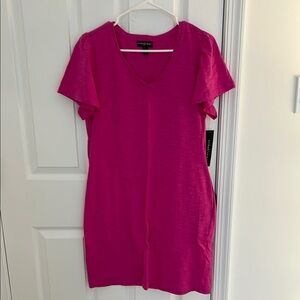 Tribal Femme, Pink Women's Tshirt dress